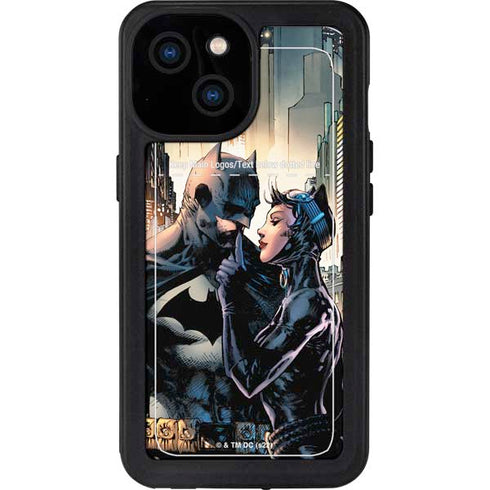 DC Comics Batman Hush 15th Anniversary Deluxe Edition Cover by Jim Lee iPhone 15 Waterproof Case
